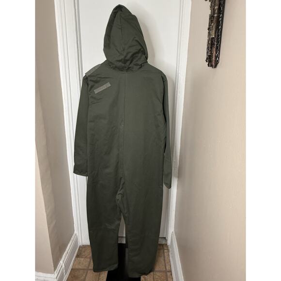 Genuine French Military air force coverall crew cold weather hooded jumpsuit NEW - Picture 8 of 9